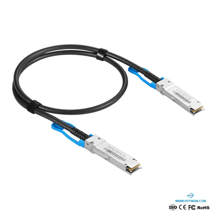 Transceivers Snáithín Optúil 100G QSFP28 Cábla Copair Ceangail go Díreach