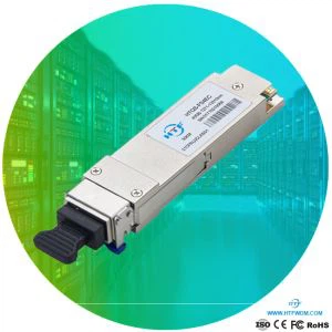 Transceivers Fiber Optic cineálacha QSFP QSFP+ 40KM