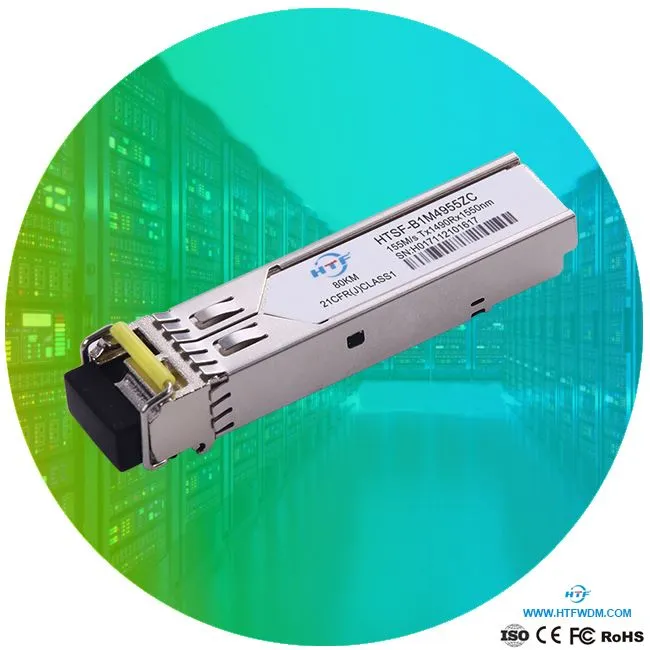 Transceivers BIDI 155Mbs 80km 1490-1550 BD SFP